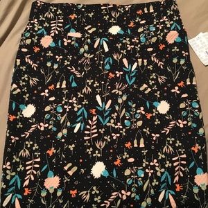 Lularoe Floral Cassie Skirt Size Large